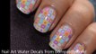 Decals Nail Art Nail Water Decals How To DIY Nail Polish Easy How To With Nail designs cute