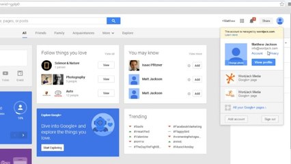 WordJack Reviews Process for Adding a Manager to Your Google Plus Page
