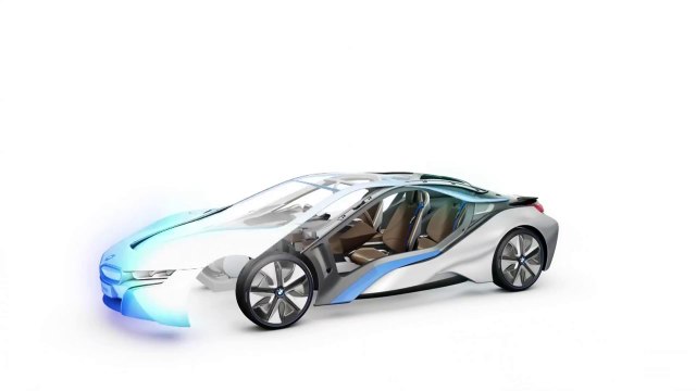 BMW i8 Hybrid Electric Vehicle Powertrain Concept