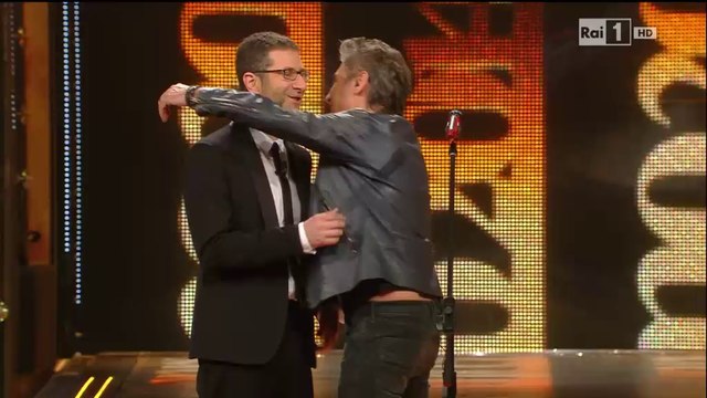 Luciano Ligabue a Sanremo 2014 - Intervista di Fabio Fazio a Luciano