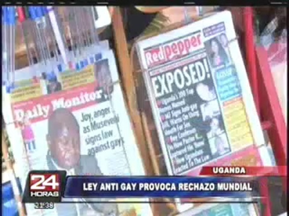 Uganda: ley castiga la homosexualidad con cadena perpetua