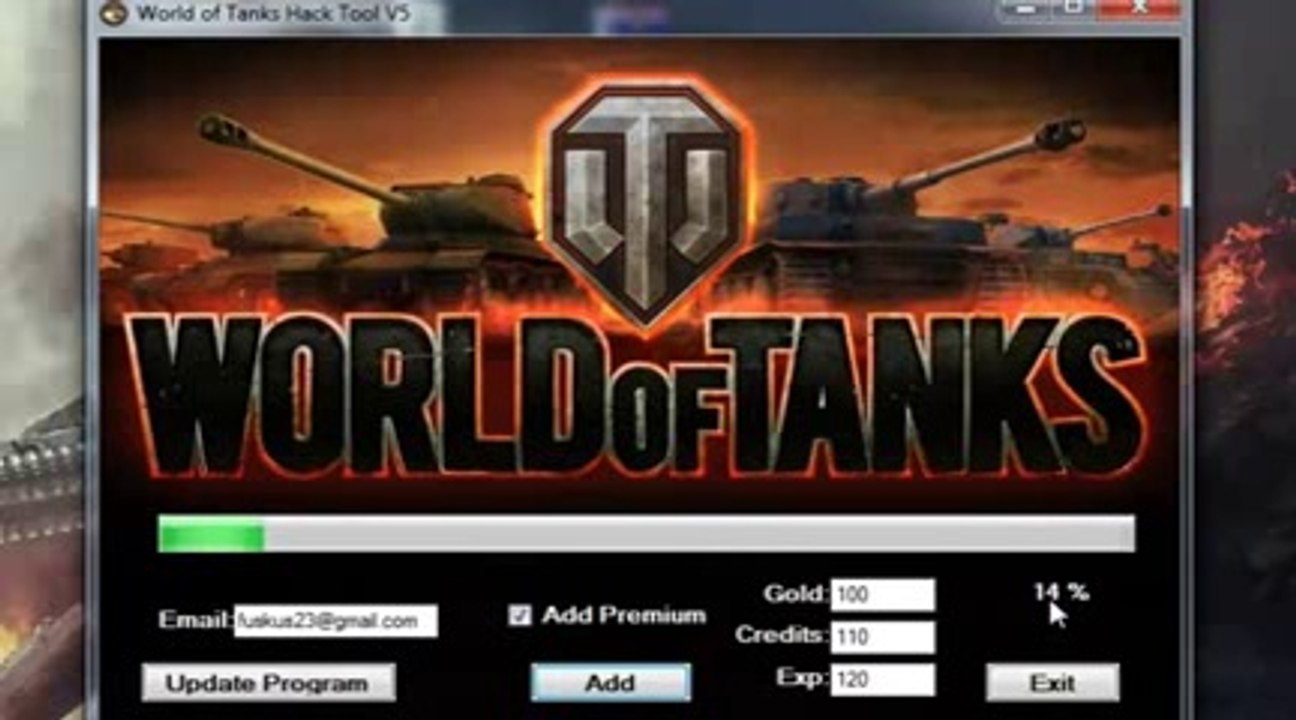 WOT World of Tanks cheat Hack 2014 FREE DOWNLOAD - NO SURVEY 2014 - YouTube