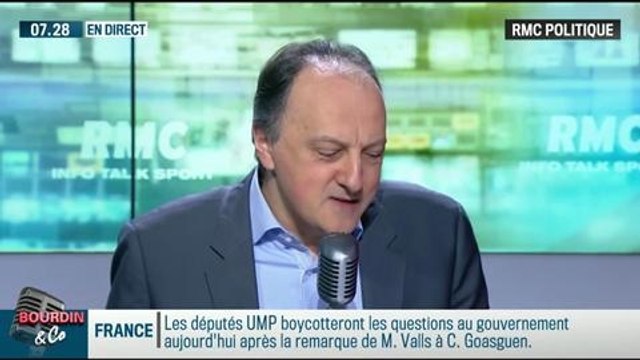 RMC Politique: Valls contre Goasguen: Les députés UMP menacent de boycotter l'Assemblée nationale - 26/02