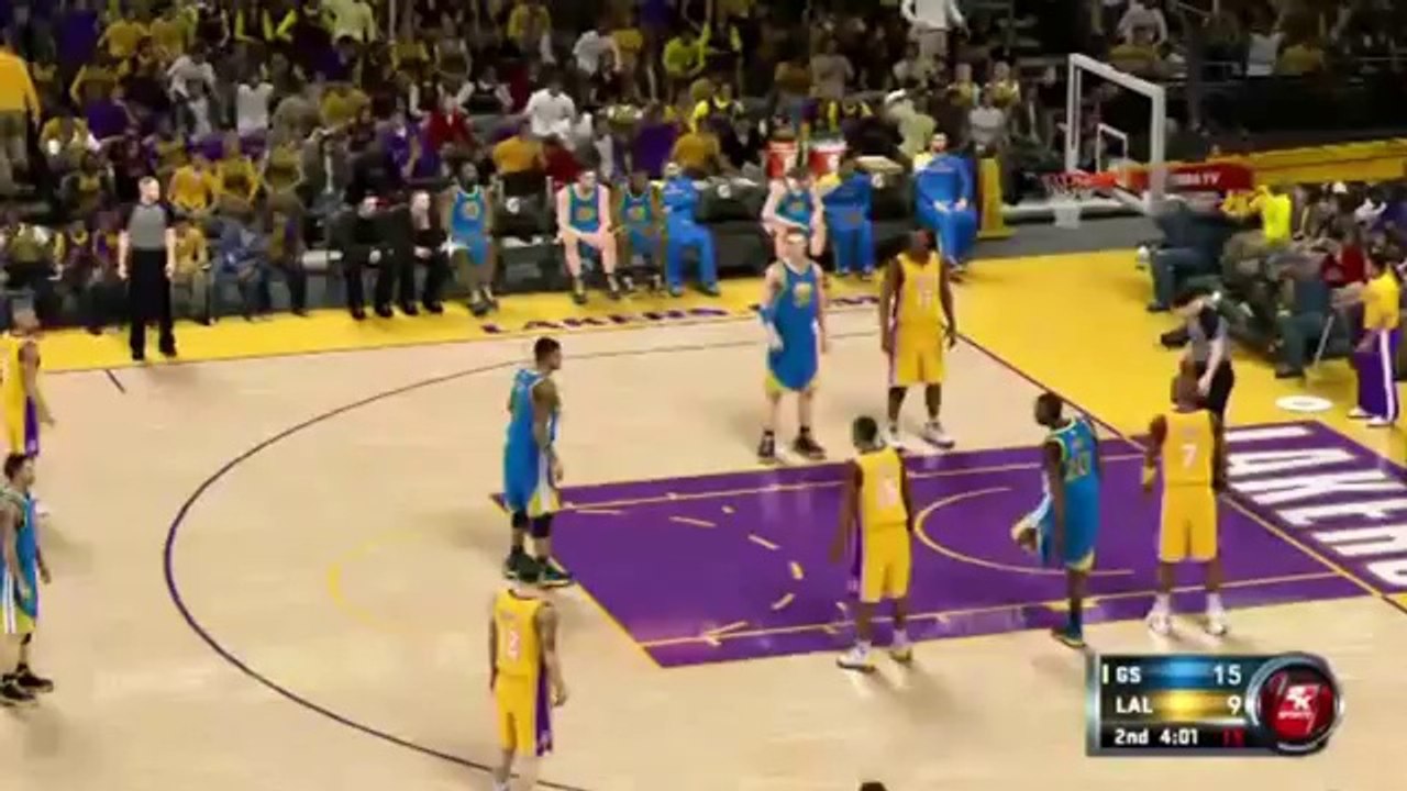 NBA 2K13 Los Angeles Lakers Vs Golden State Warriors