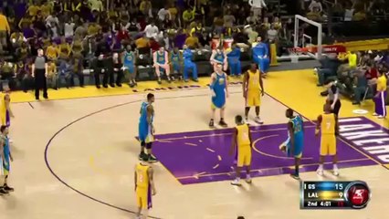 NBA 2K13 Los Angeles Lakers Vs Golden State Warriors