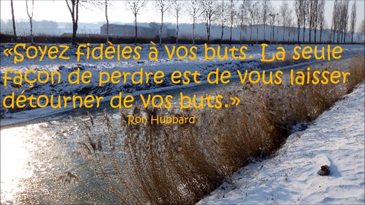 Diaporama de citations sur les buts de Ron Hubbard