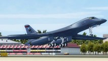 FSX B-1B Lancer @ Dubai ( HD )