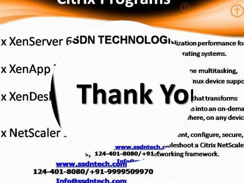 Citrix XenApp Trainer, Certification and Training program by SSDN TECHNOLOGIES