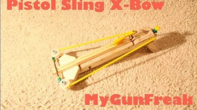 Pistol SlingX-Bow With Draw Length Extension / MyGunFreaks Channel