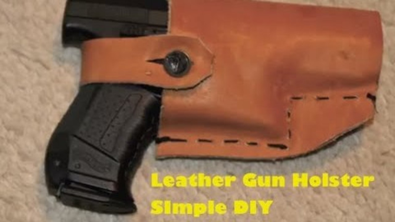 Leather Gun Holster / For Beginners, How To / MyGunFreaks Channel