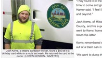 Sanitation Workers Return Accidentally Discarded Birthday Card