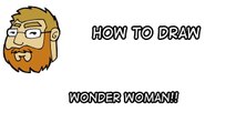How To Draw Wonder Woman - Amazon Warrior!