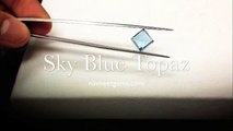 Blue Topaz a unique Colored Gemstone as Engagement Ring