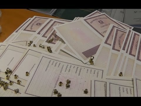 Afragola (NA) - Falsi documenti per immigrati, arrestato marocchino (25.02.14)