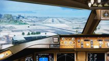 FSX Las Vegas Approach Cockpit View ( HD )