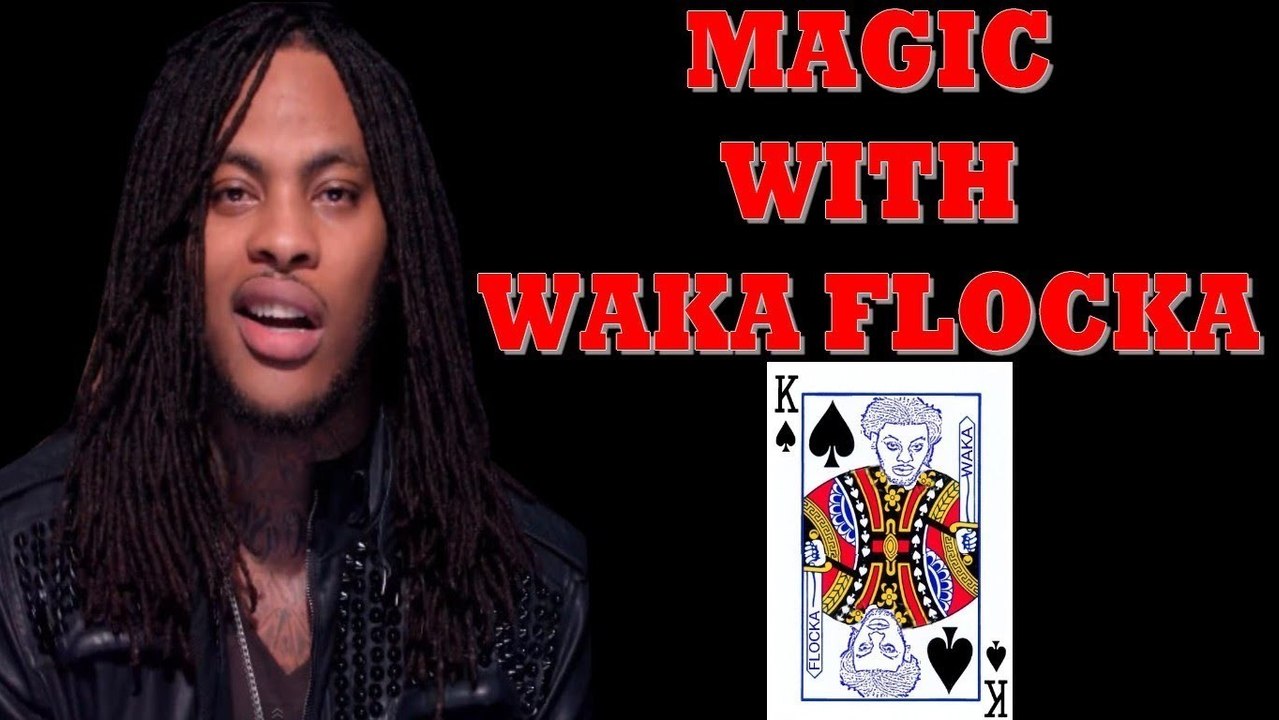 Magic ft Waka Flocka Flame (insane card trick for Flocka)