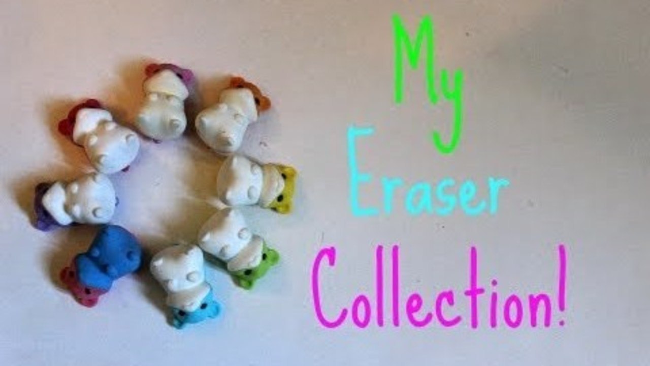 My Eraser Collection!