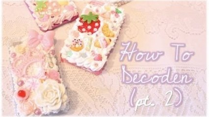 ♡ DIY: How To Decoden Tutorial ♡ Part Two: Whipped Cream Case