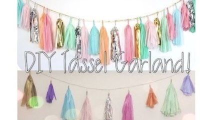 ♡ DIY Tassel Garland ♡ Home | Wedding | Nursery Decor
