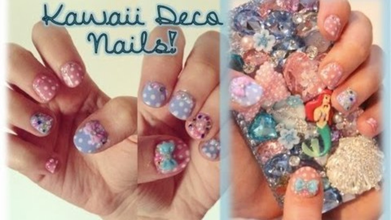 Kawaii Mermaid Deco Nails! ♡ Born Pretty Store Review & Demo