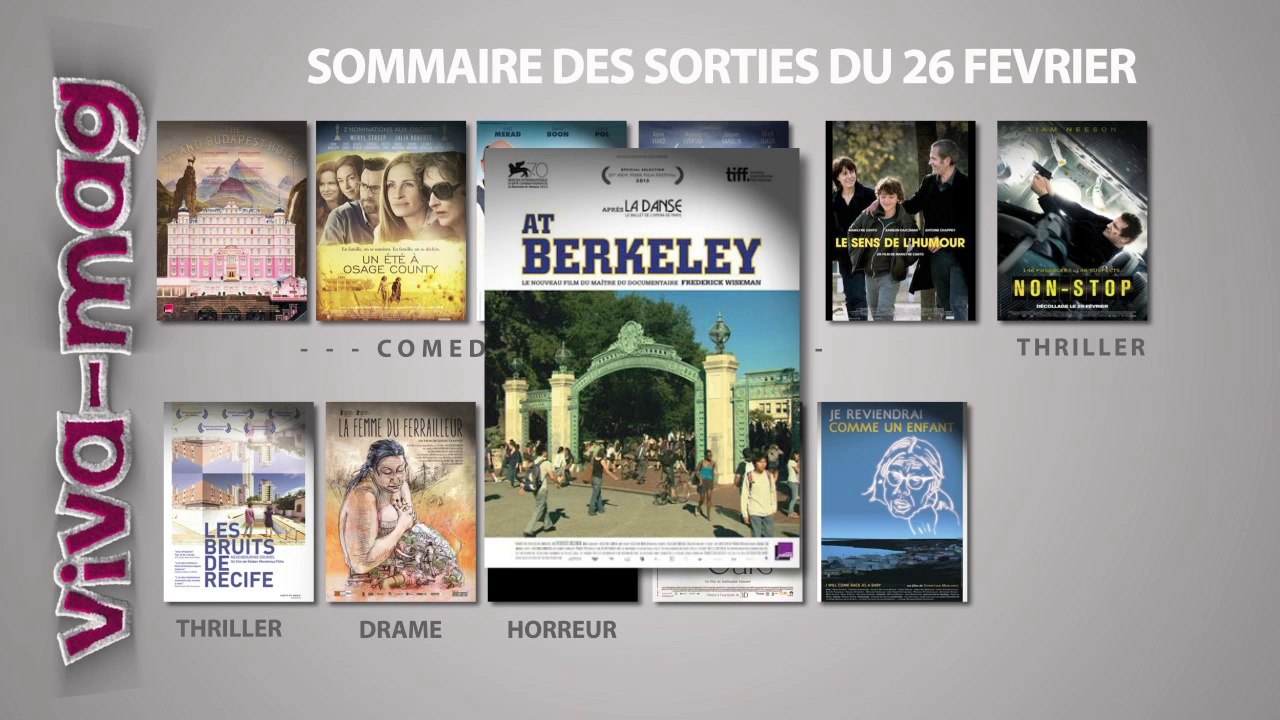 Vivamag, le magazine des sorties "Ciné" du 26 février 2014