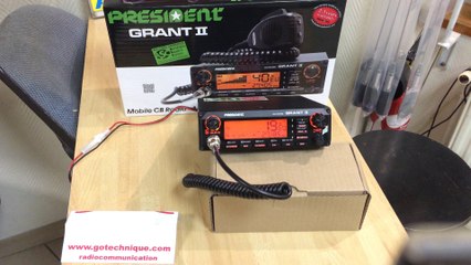 PRESIDENT GRANT 2 CB AM FM BLU SSB Presentation GoTechnique
