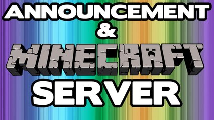 Website and Minecraft Server announcement!