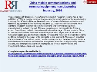 Mobile Communications and Terminal Equipment Market in China
