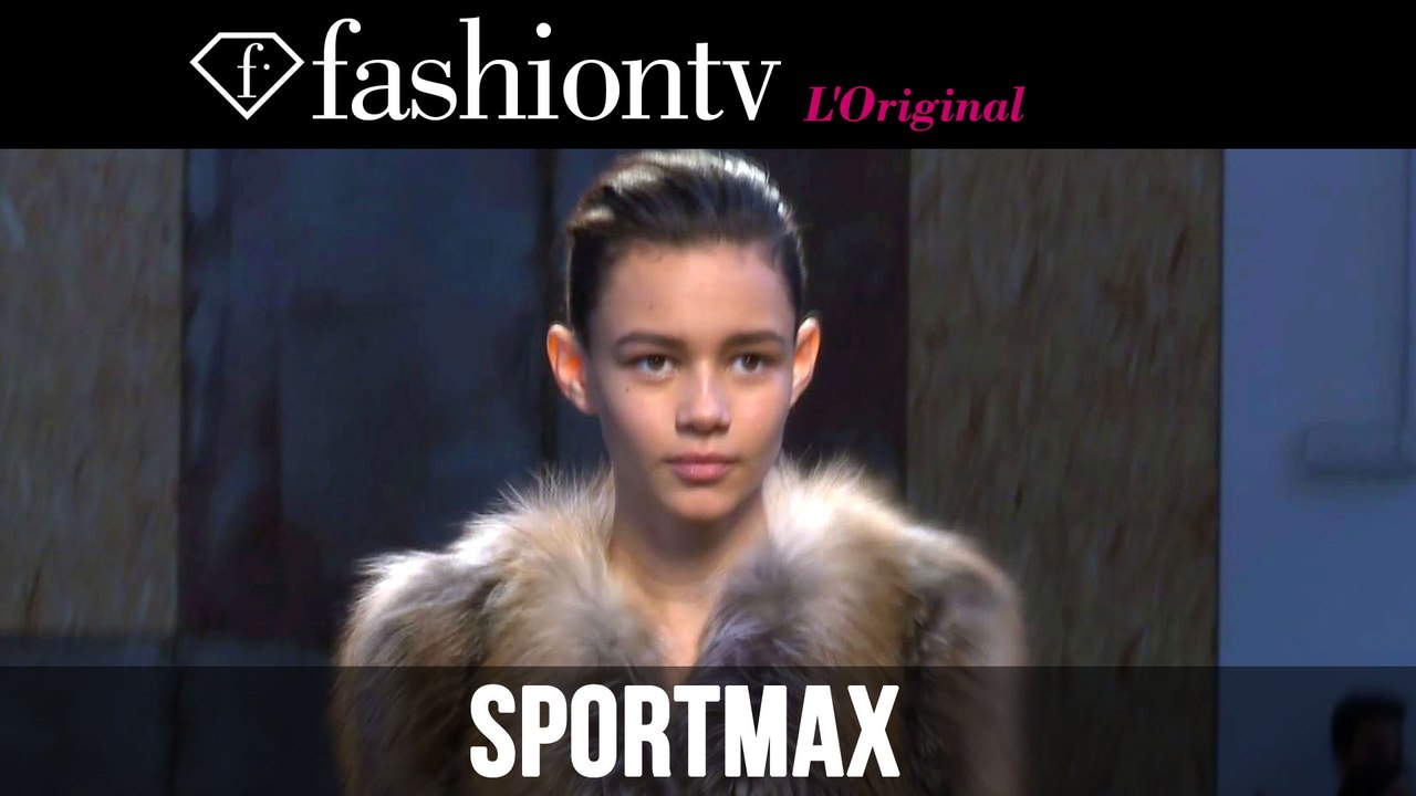 Marine Deleeuw, Irina Kravchenko at Sportmax Fall/Winter 2014-15 | Milan Fashion Week MFW| FashionTV