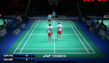 Yonex German Open 2014: Sapsiree/Puttita VS Goliszewski/Birgit Set1