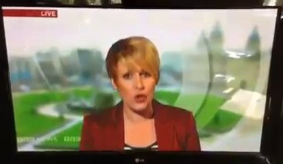 BBC Reporter Fades Out In The Best Way Possible