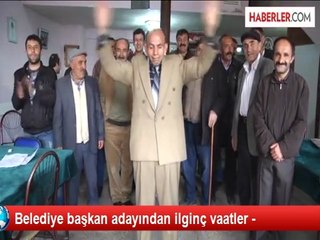 Sivaslı Belediye Başkan Adayından İlginç Vaatler