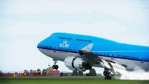 FSX KLM Boeing 747 Landing Amsterdam Schiphol ( Spotting ) ( HD )
