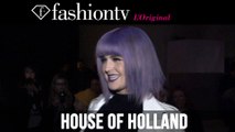 Kelly Osbourne at House of Holland Fall/Winter 2014-15 Front Row | London Fashion Week | FashionTV