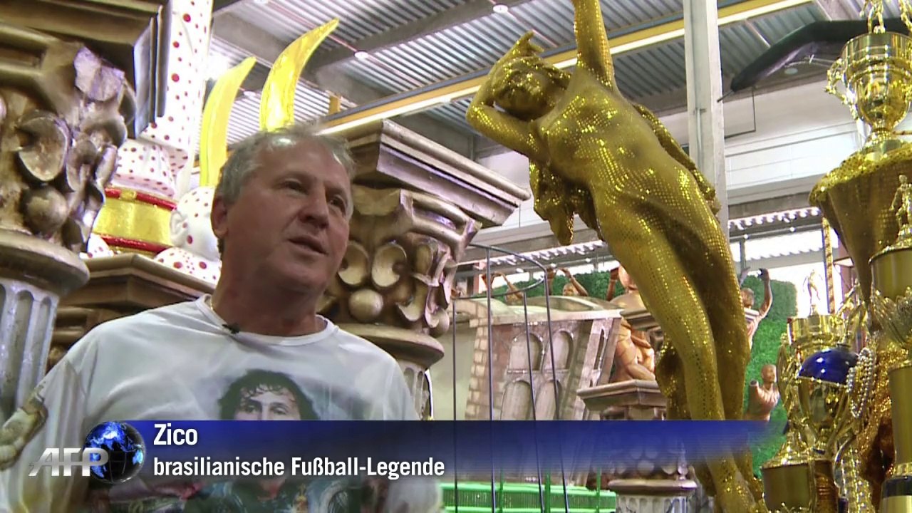 Karneval in Rio: Samba-Schule ehrt Fußball-Legende Zico
