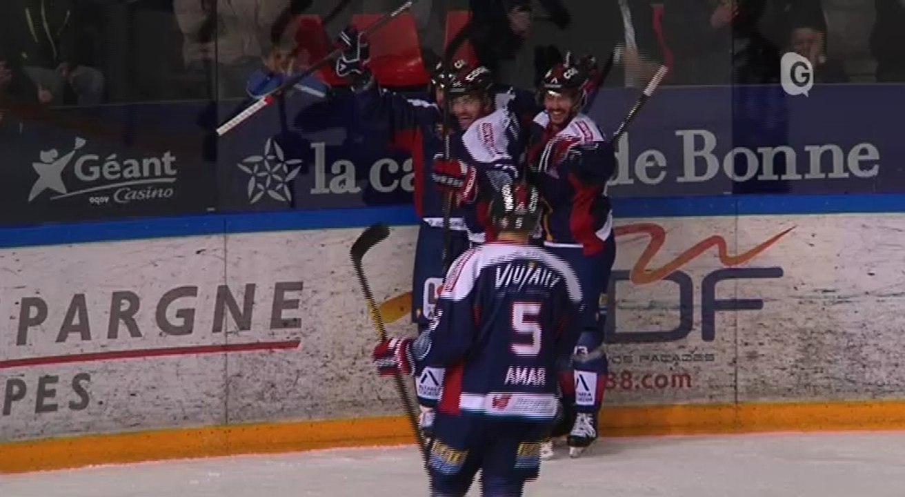 Hockey sur glace - but insolite de Francis Charland des BDL