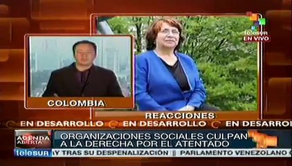 ELN de Colombia niega ser autor intelectual de atentado contra Avella