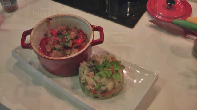 Christelle cuisine avec Chef Jésus au Quai des Saveurs à Bordeaux