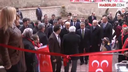 Bahçeli, MHP seçim irtibat bürosunu ziyaret etti -
