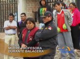 En Chiclayo, las protestas contra la administración de la azucarera Pucalá continúan. Esta vez, una profesora murió durante una protesta entre presuntos azucareros.