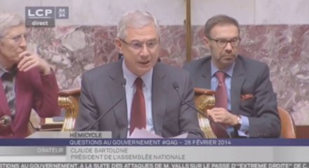 Bartolone dit "déplorer" le boycott des députés UMP
