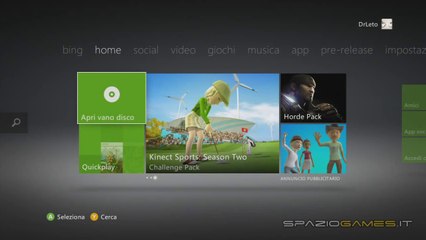 Xbox 360 - Dashboard 2011 - Gameplay