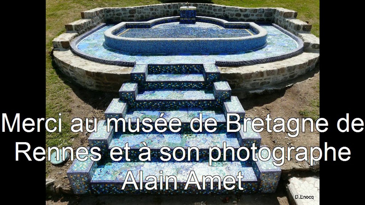 Un bassin en mosaïque d'Odorico