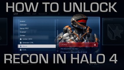 How to Unlock Recon in Halo 4