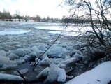 Ice Jam on the Maumee River Breaks Up