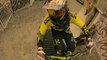 Downhill Biker Lands Headfirst After Wallride Fail