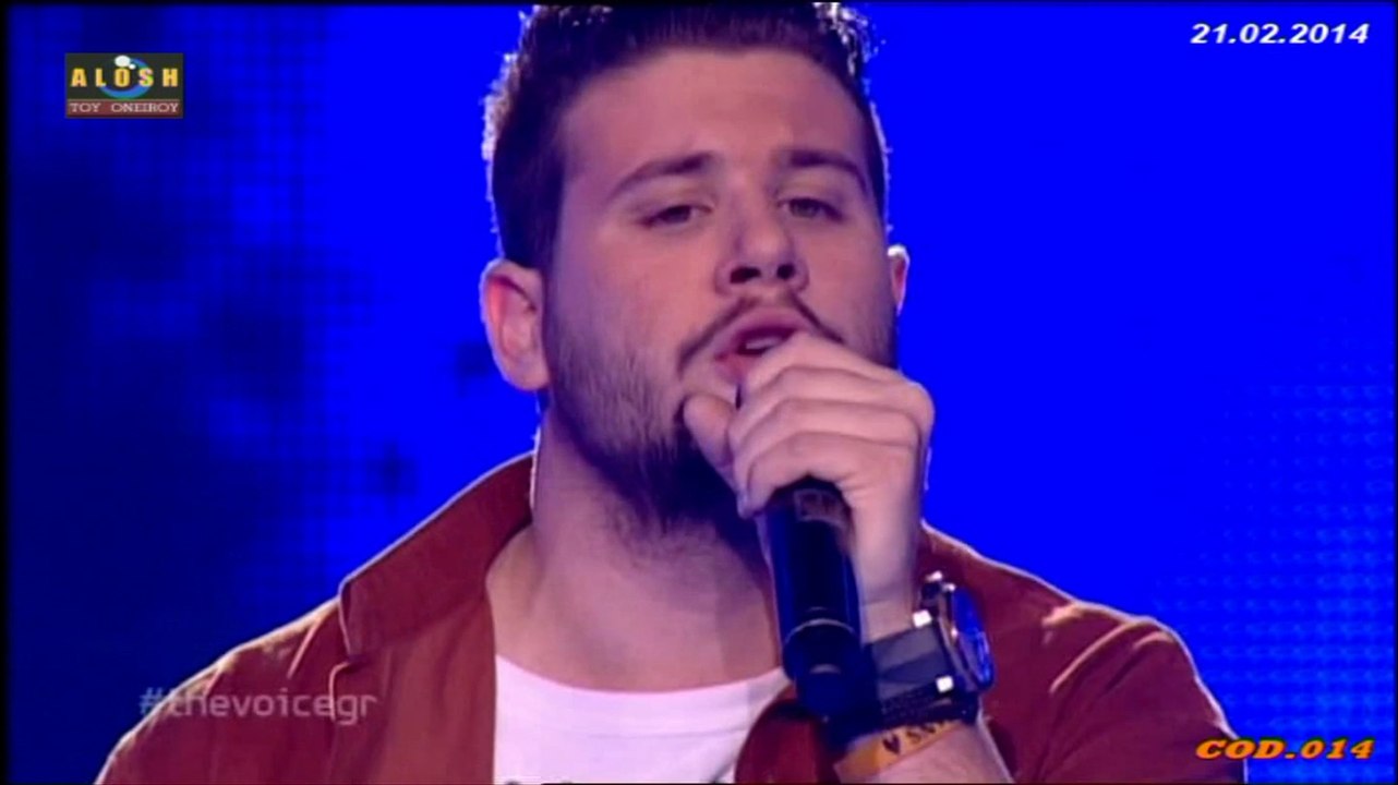 The Voice Of Greece - Μιχαλης Καραγκουνης [Εμεινα Εδω]..21/2/2014