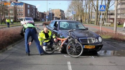 Fietser gewond na botsing op Zonnelaan - RTV Noord