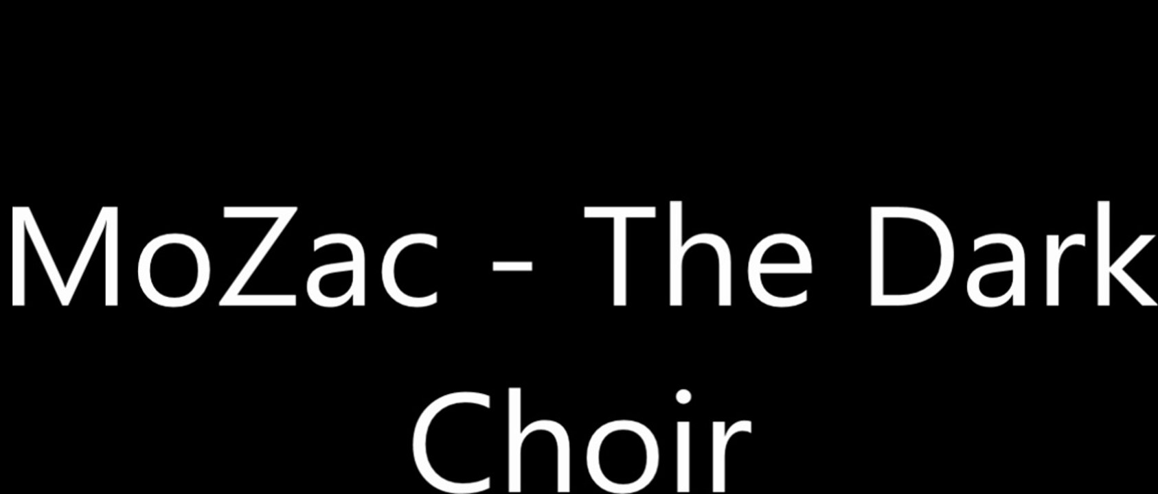 MoZac - The Dark Choir (Dark Grime Instrumental) | Hip Hop Instrumentals