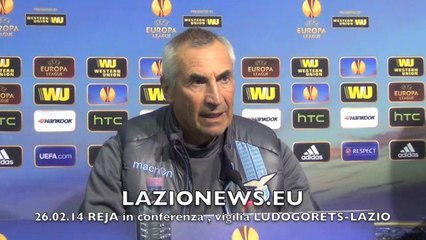 REJA in conferenza. Vigilia di LUDOGORETS-LAZIO